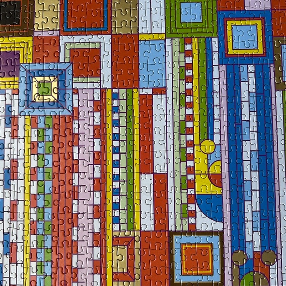 Frank Lloyd Wright Gold Foil 1000 Piece Puzzle - Picture 3 of 5